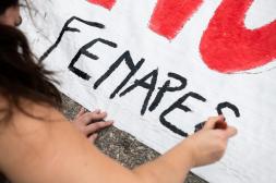 Profesores se suman al paro de Fenapes  con una asamblea y actividad de teatro 