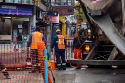 Se avanza en recuperación de calles  de hormigón en centro de la ciudad