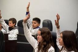 Futuros legisladores: alumnos de la Escuela Nº 3 sesionaron como "Ediles por un día" en Junta Departamental de Salto