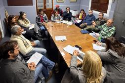 Sauzal: Junta recibió a residentes para  debatir mejoras en la ribera del arroyo 