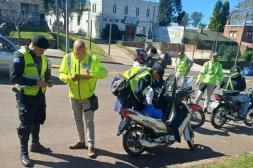 Tránsito continúa con los operativos  y pone foco en “maniobras riesgosas”