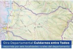 Gira de salud mental en interior del departamento para prevenir el suicidio y fortalecer las comunidades rurales 