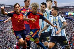 Estilos similares en busca de la misma corona: España y Argentina en gran final de la máxima cita del fútbol mundial