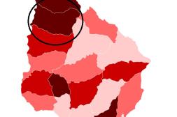 Salto entre los 5 departamentos  con la tasa de mayor incidencia  de VIH y 21 nuevos casos anuales 