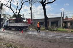 Movilidad Urbana interviene en el restablecimiento de semáforos dañados y liberación de calles tras el temporal