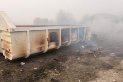 Volquetas destinadas a erradicar basurales fueron dañadas por incendios intencionales