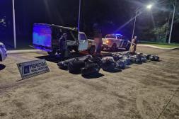 Prefectura frenó masivo cargamento de  ropa de contrabando con destino a Salto