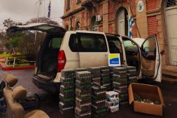 Incautaron más de 100.000 cigarrillos  ocultos en un doble fondo de vehículo