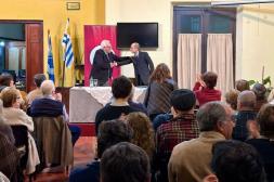La Escuela Hiram celebró sus  170 años con una disertación  del docente Diego Delgrossi