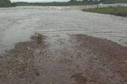 Intensas lluvias dejaron  múltiples pasos crecidos e  intransitables en zona rural 