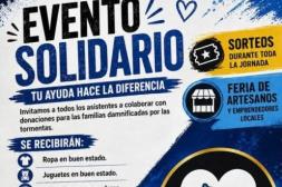 Evento benéfico por familias  damnificadas por el temporal