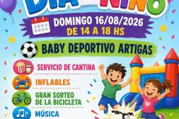 Deportivo Artigas festeja el Día del Niño con una jornada a puro fútbol y diversión
