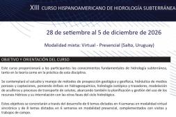 Presentan el curso sobre Hidrología  Subterránea con destacados docentes 
