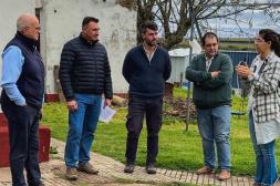 Carlos Albisu encabezó una gira de  cuatro días por el interior de Salto