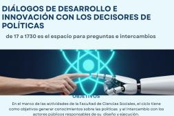 Ciencias Sociales impulsa diálogos  sobre el “ Desarrollo e Innovación"