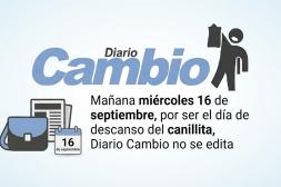 Mañana 16 de Setiembre NO SE EDITA por descanso del camillita