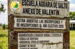 La Escuela Agraria Salto abre las preinscripciones para su formación integral en Hortifruticultura