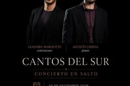 Leandro Marziotte se presenta en el Teatro Larrañaga con “Cantos del Sur”