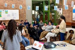 Promueven prevención del cáncer  de mama en el Hogar Estudiantil 