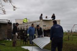 Descentralización despliega un operativo de emergencia y asistencia técnica en zonas del interior rural tras temporal