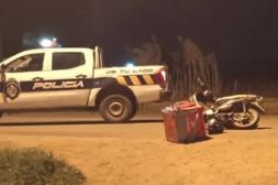 Tres delincuentes asaltan a un  delivery y le roban el morral