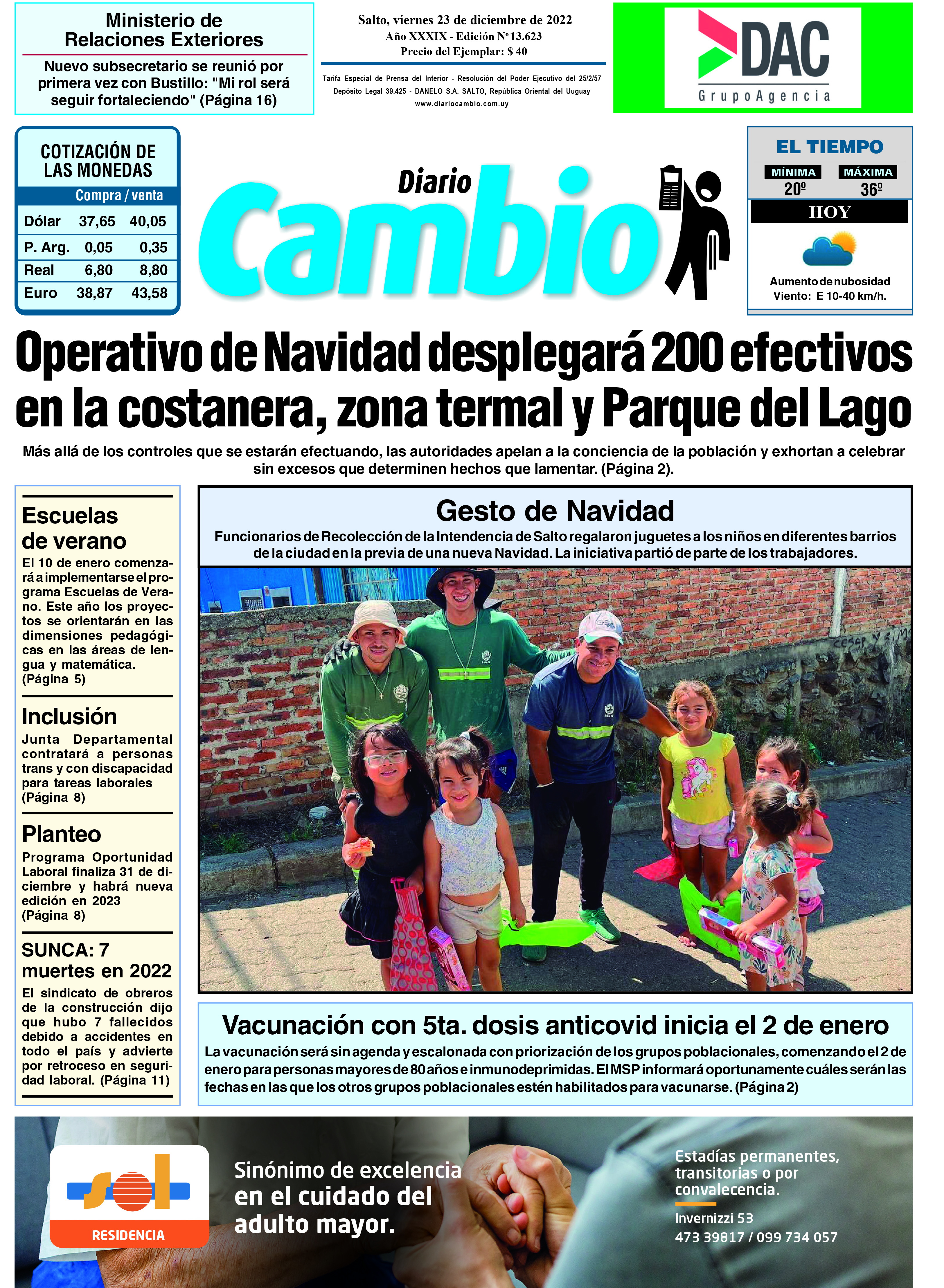 Con la Tabla Anual en Belvedere - Diario Cambio Salto : Diario