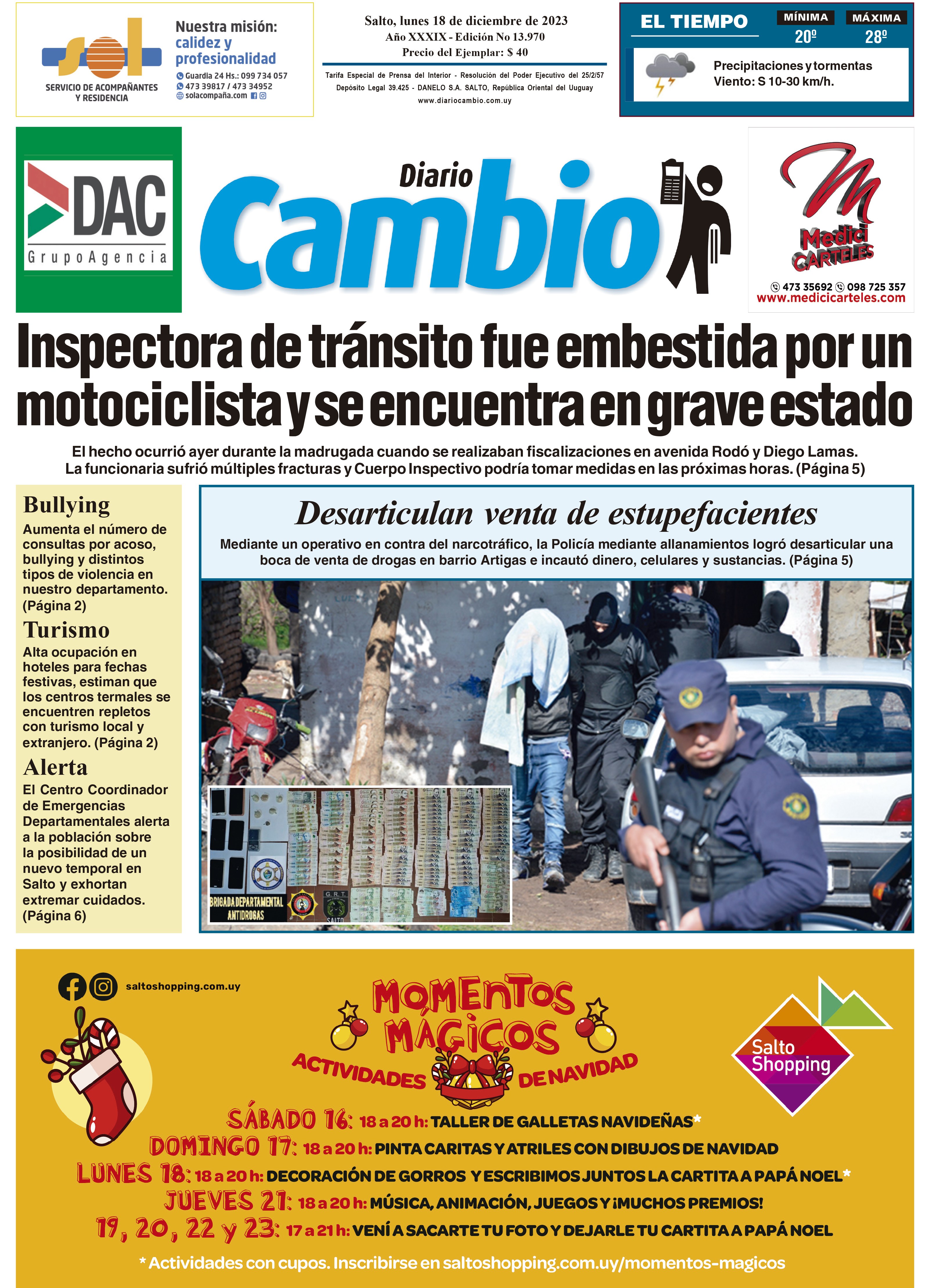 Con la Tabla Anual en Belvedere - Diario Cambio Salto : Diario