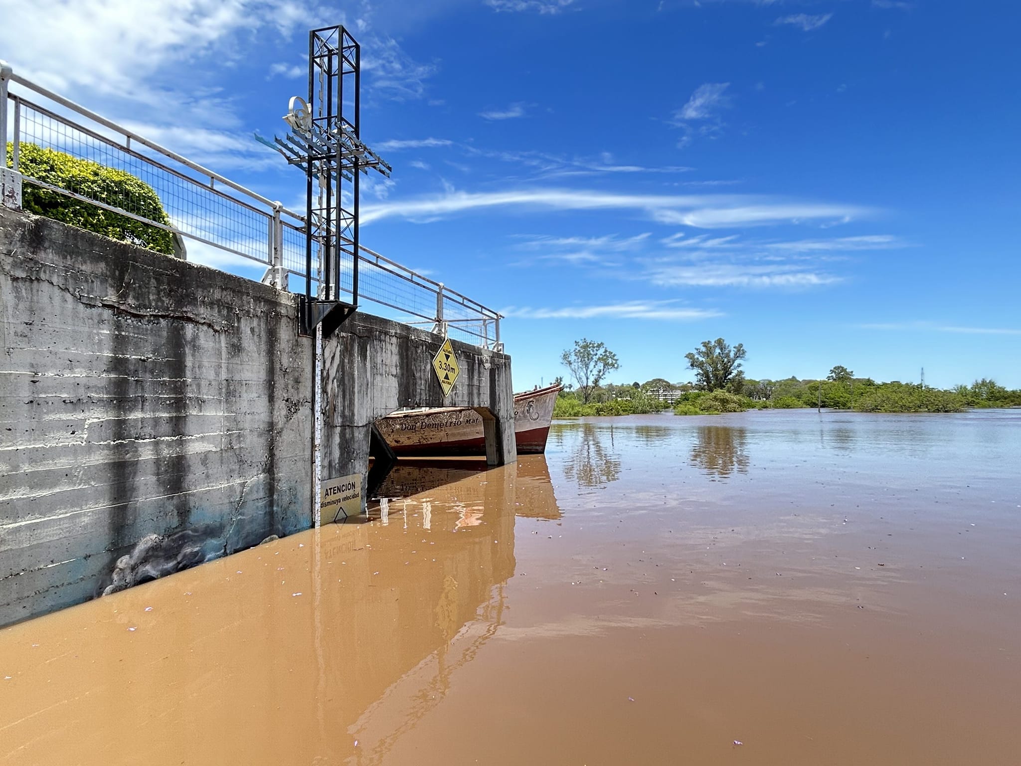 CECOED en alerta por crecida  del río Uruguay y anuncio  de precipitaciones copiosas