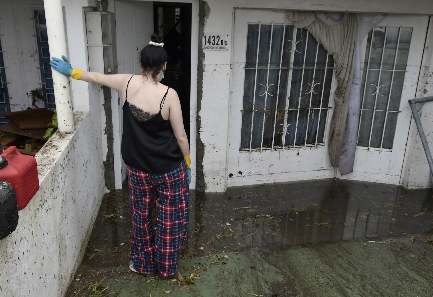 La mayoría de las viviendas precarias  inundadas sufrieron daños estructurales