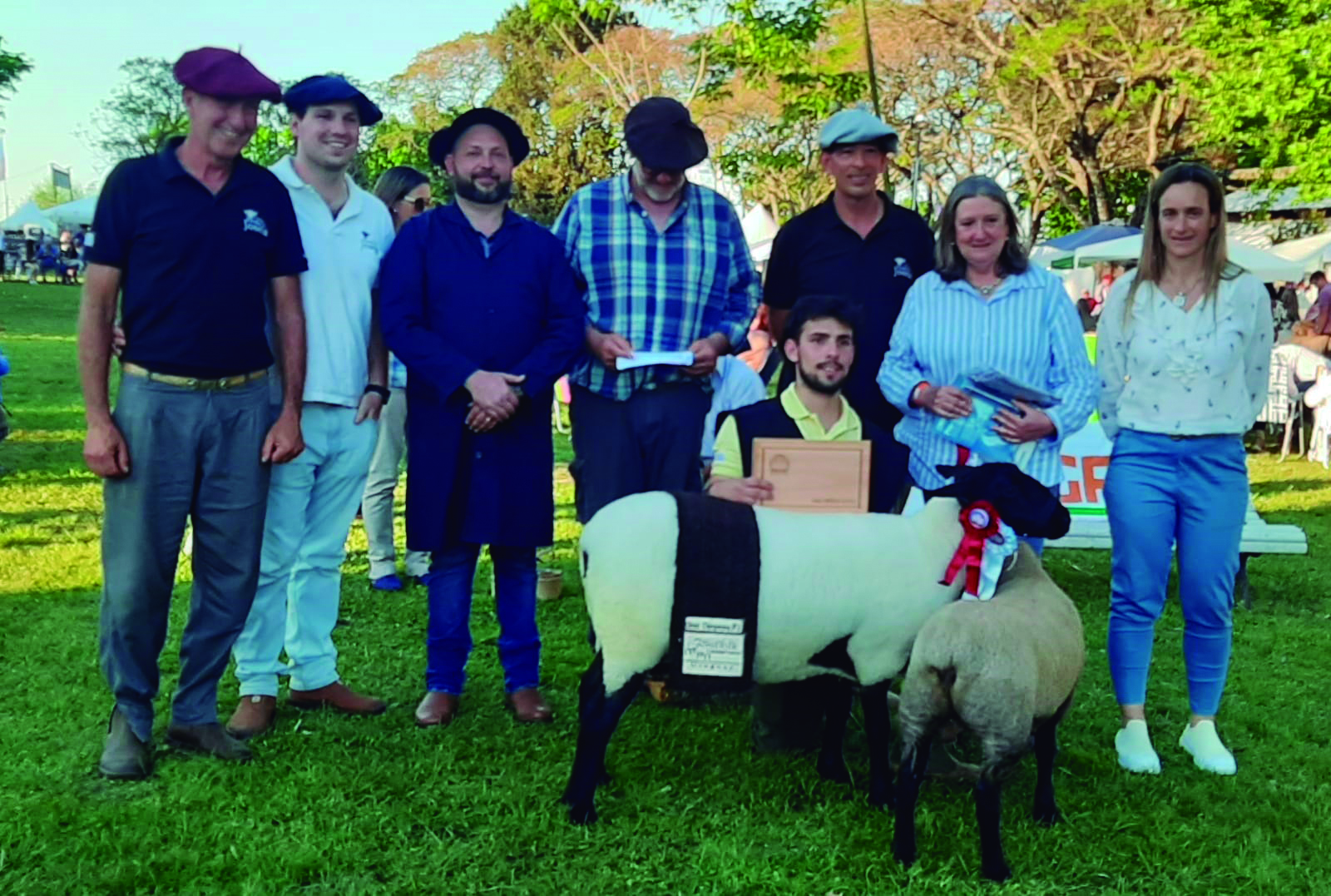 Genética de calidad se exhibió en Nacional Suffolk