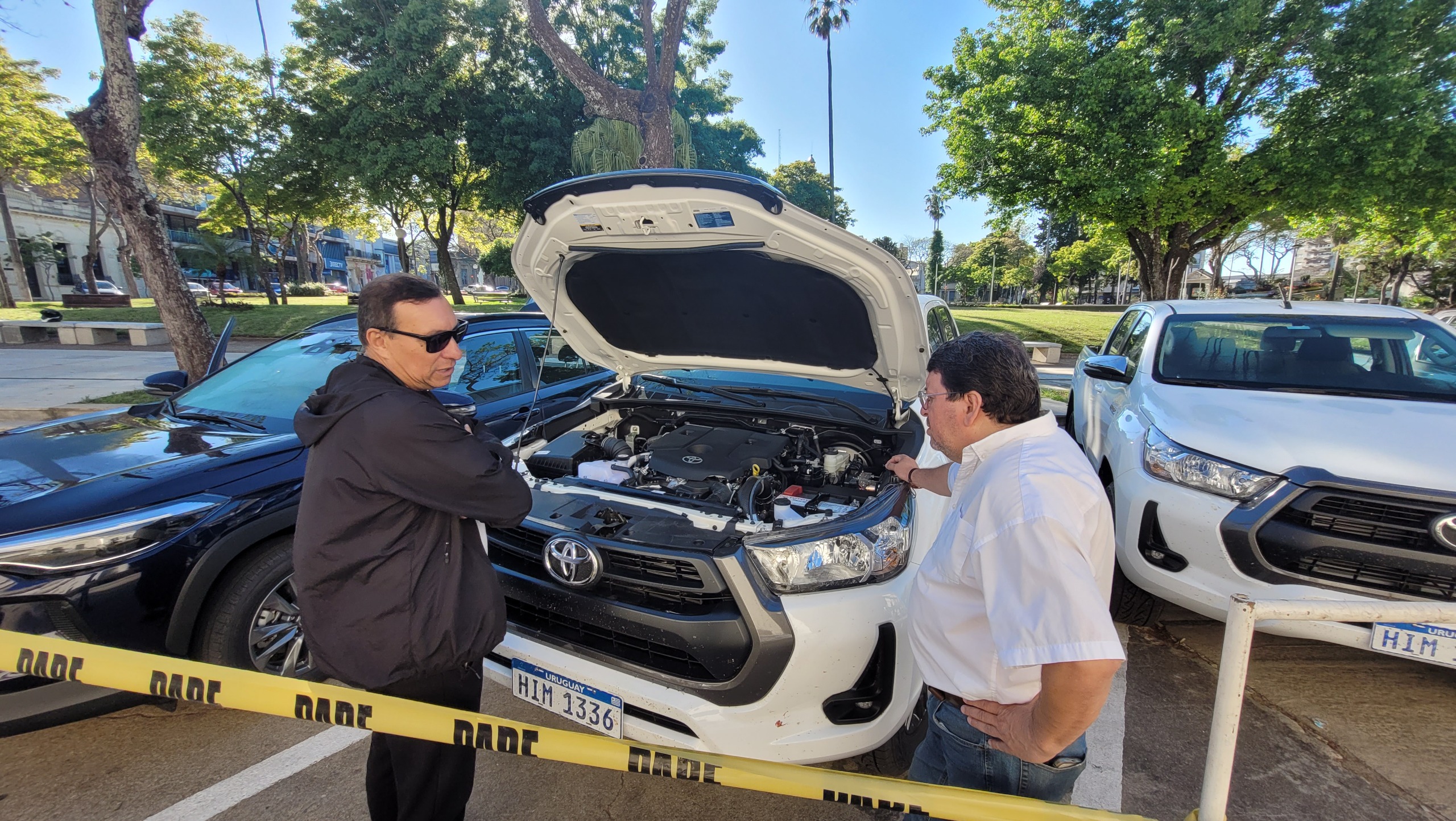 Intendente Lima y Gustavo Chiriff destacan la renovación de la flota vehicular de la Intendencia