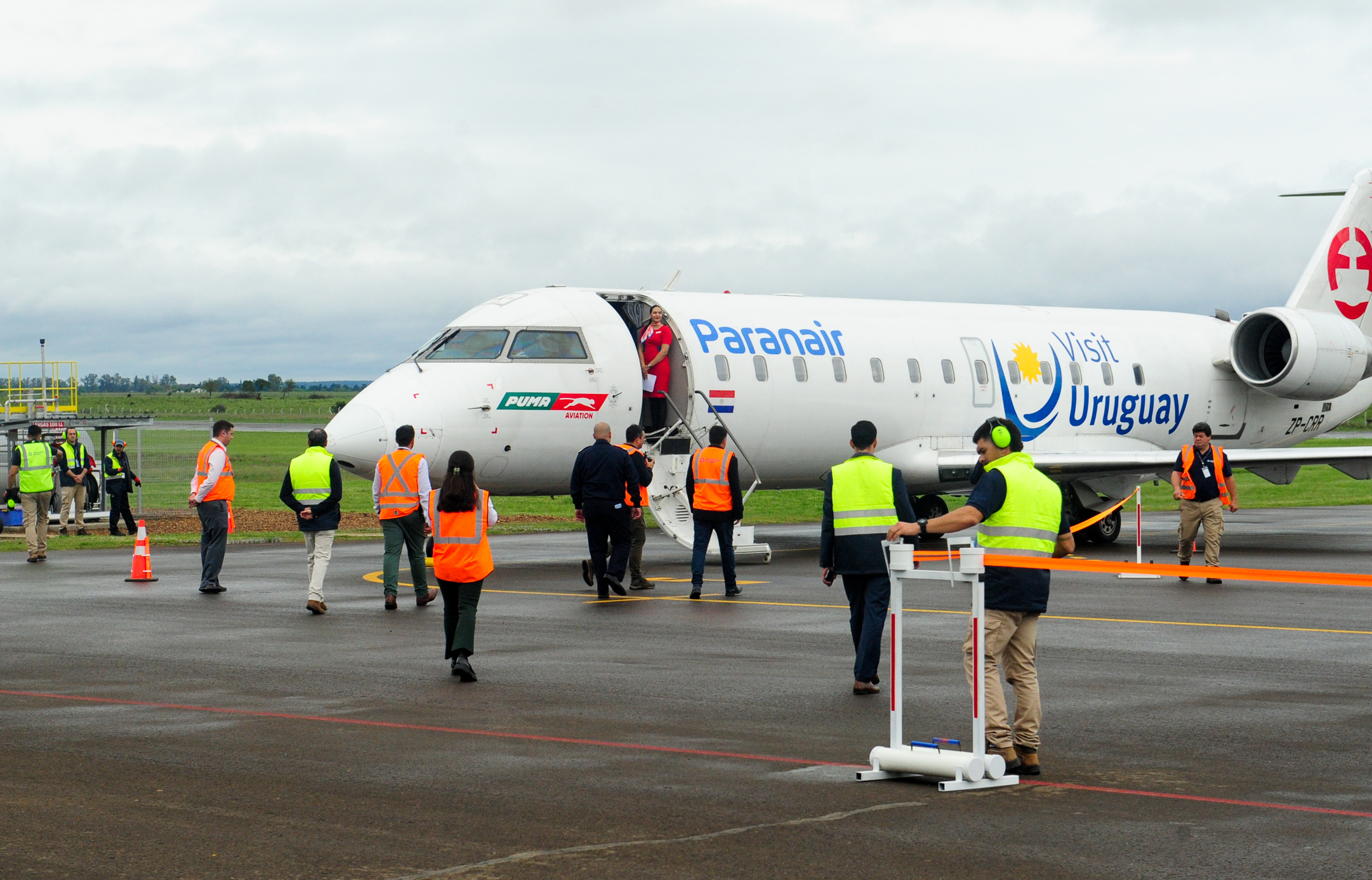 Aeropuerto-Salto inauguró ruta aérea que lo conectará con Montevideo y ofrecerá dos frecuencias por semana