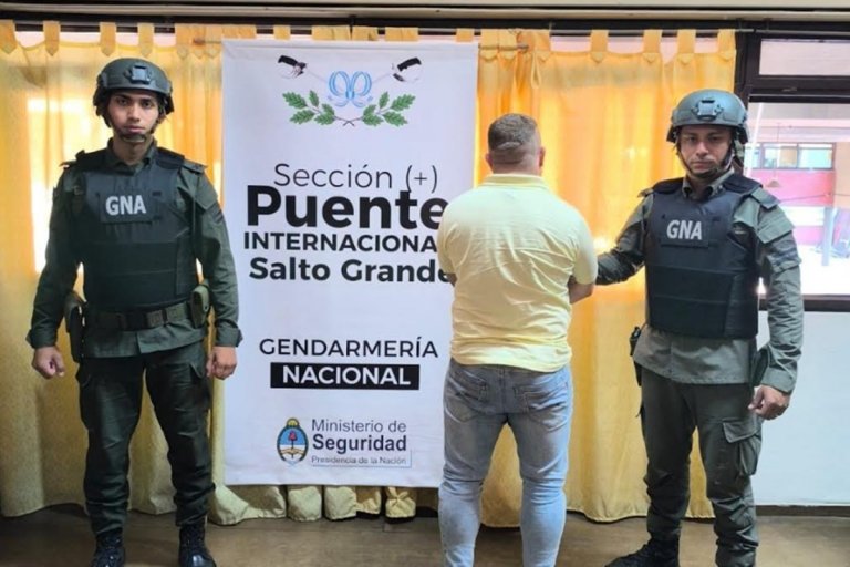 Gendarmería detalló cómo fue la  detención del ciudadano uruguayo