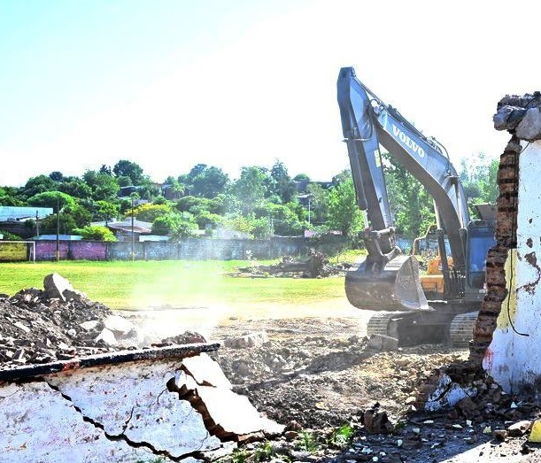 Inician obras para instalación  de supermercado “El Dorado”