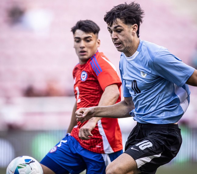 Sub 20: Uruguay debutó con triunfo agónico ante Chile