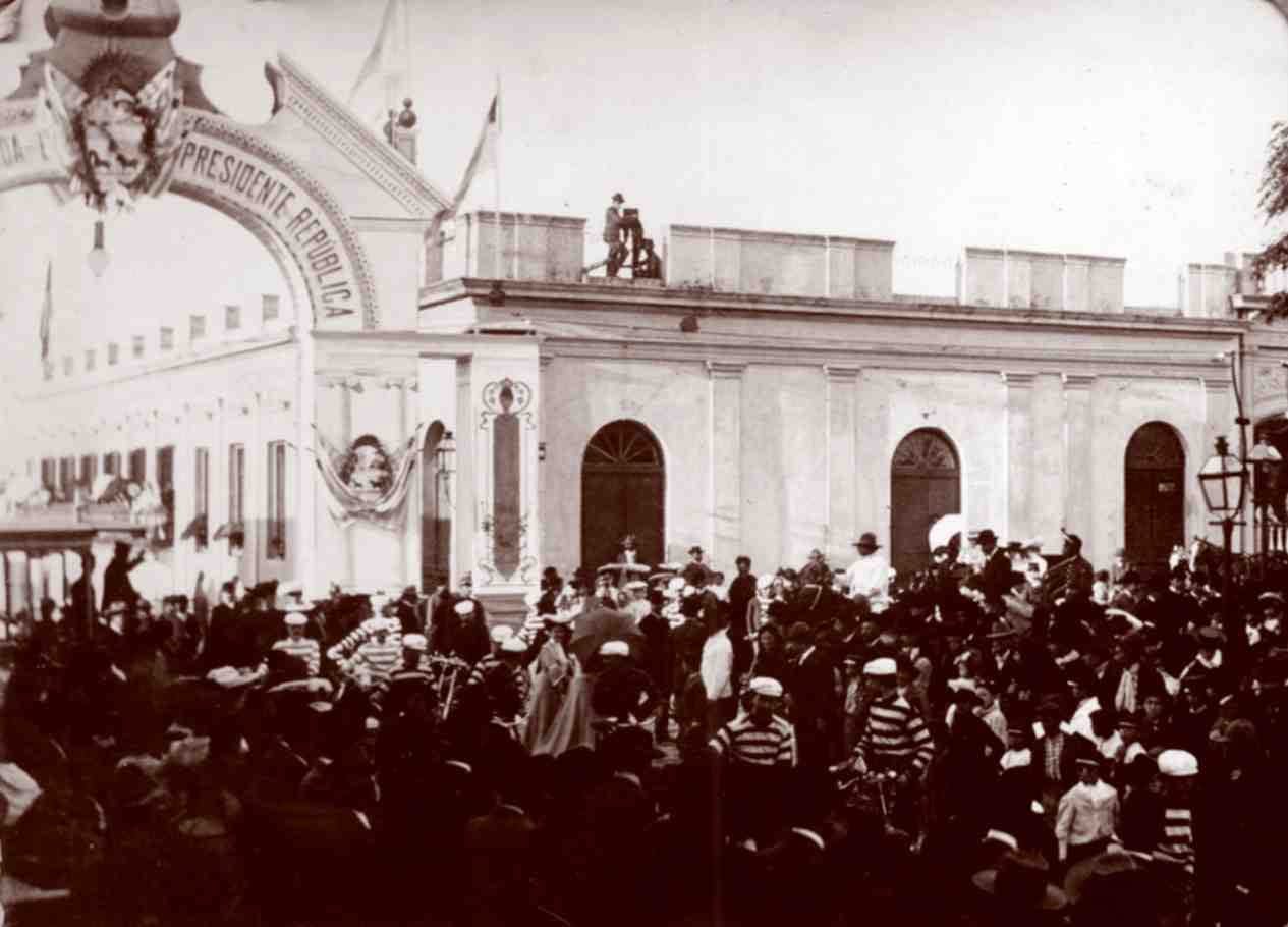 Llegada a Salto del Presidente José Batlle y Ordóñez en 1903