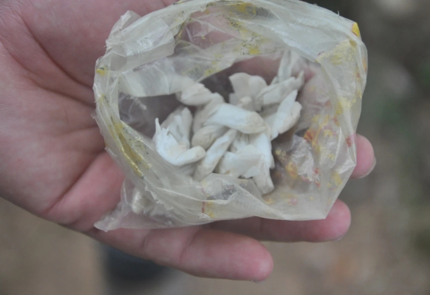 Se vio acorralado y arrojó cápsula  con pasta base arriba de un techo