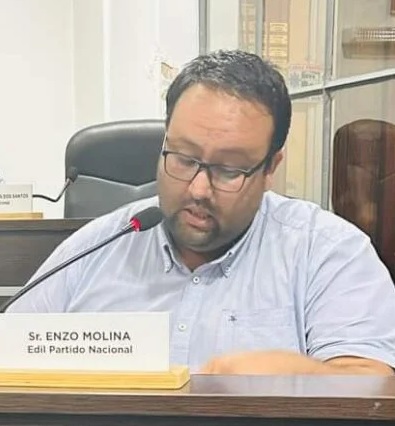 Enzo Molina podría ser  el próximo presidente de la Junta Departamental