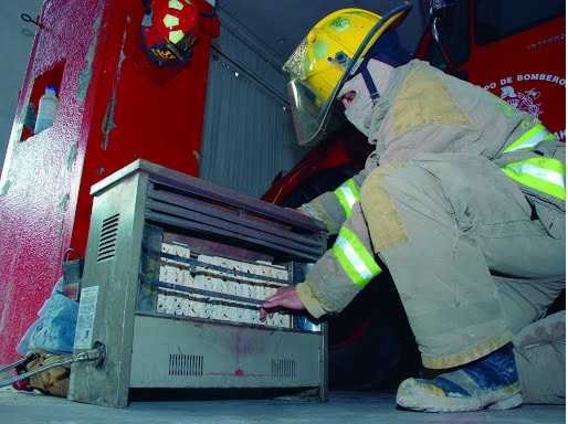 Bomberos pidió extremar cuidados con la calefacción