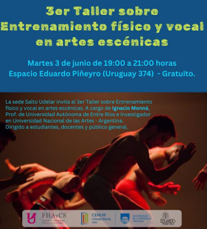 Nuevo taller de entrenamiento físico y vocal en artes escénicas