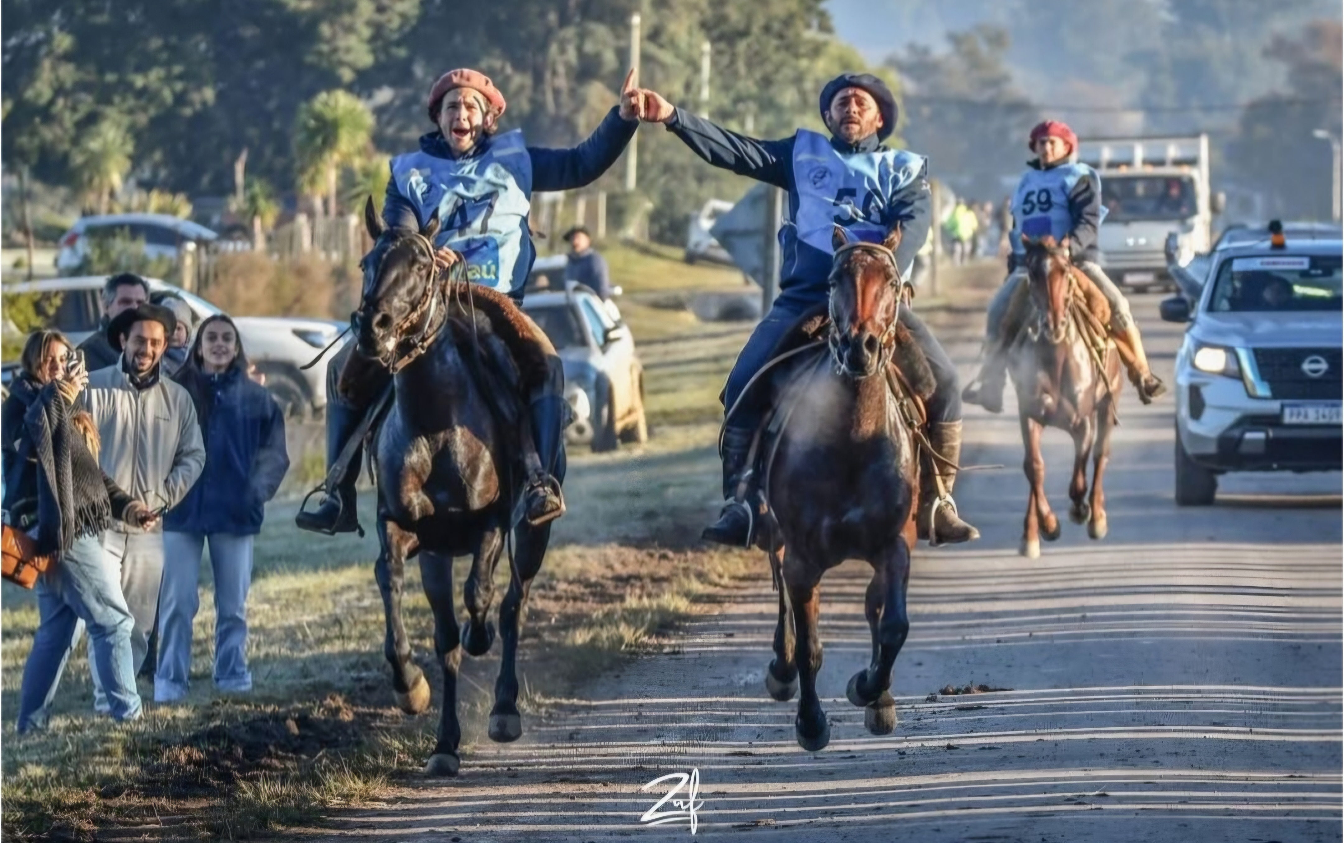 Dos salteñas hicieron historia de la 54ª Marcha Funcional de Caballos Criollos en Lavalleja