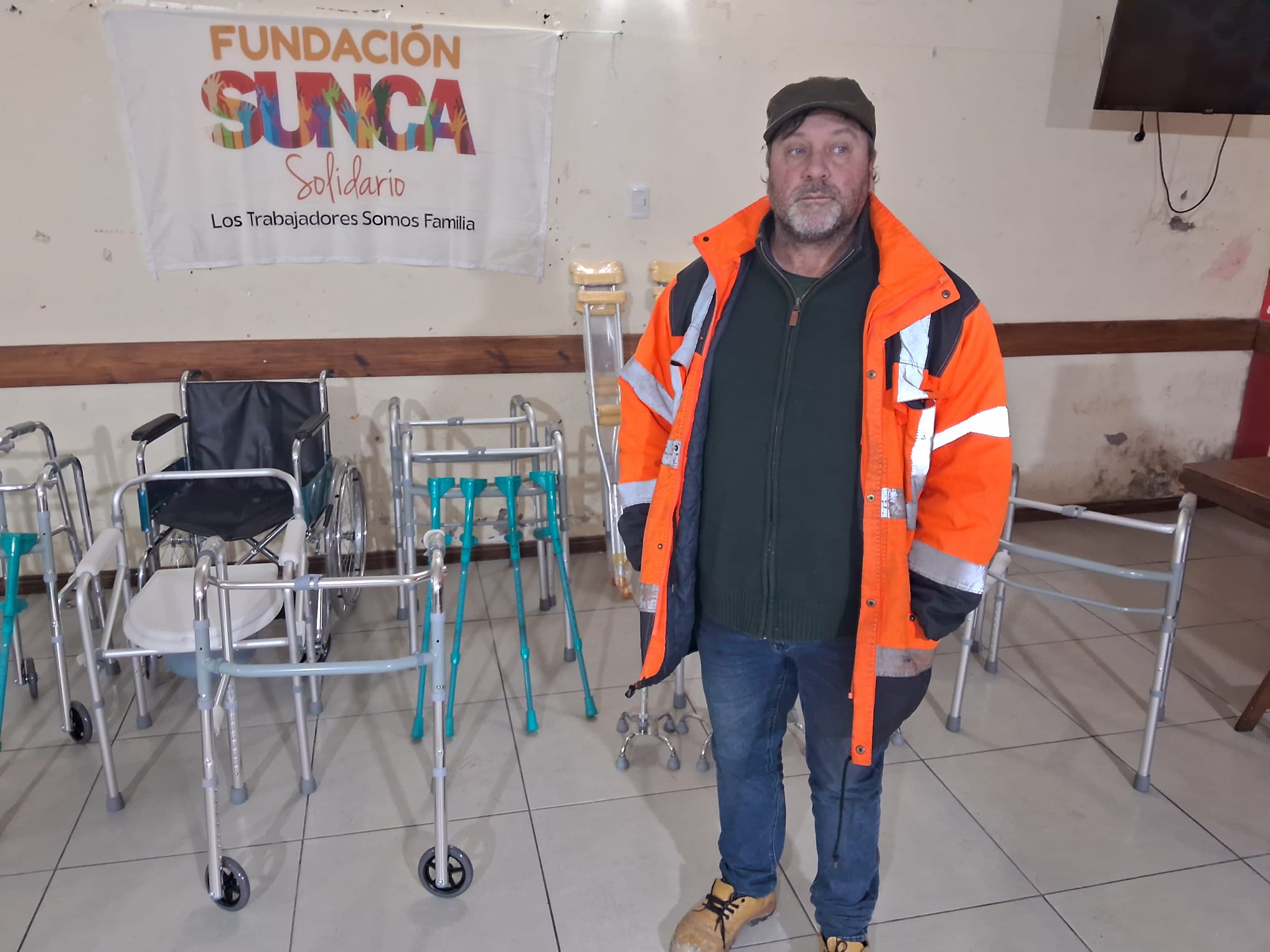 «Donación por tragedia permite adquirir equipamiento ortopédico para trabajadores de la construcción»