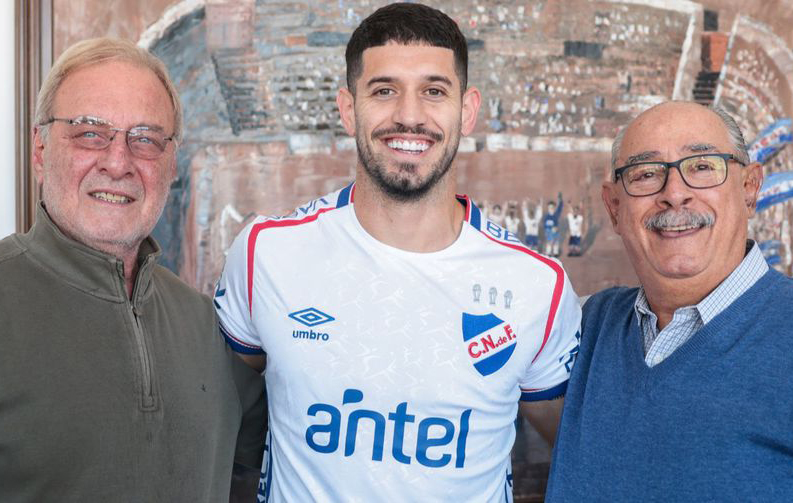 Matías De los Santos fue presentado en Nacional