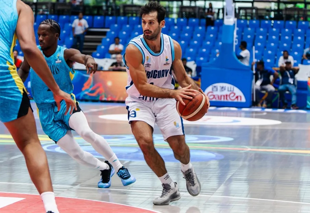 Uruguay logra la clasificación con victoria sobre Bahamas 100-91 en AmeriCup