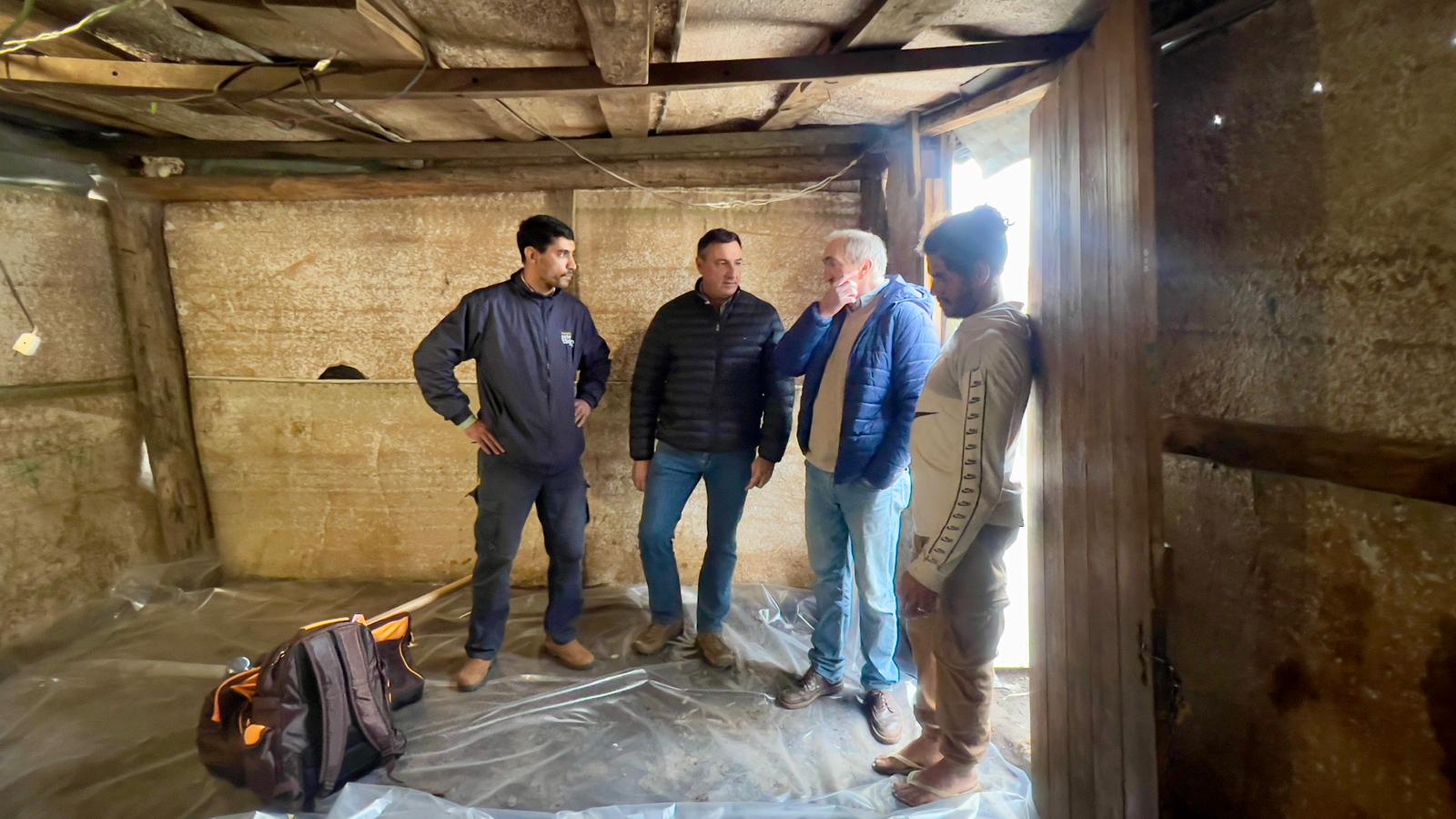 Intendente Albisu acompañó a Fundación Piso Digno en el inicio de sus trabajos en barrio Horacio Quiroga
