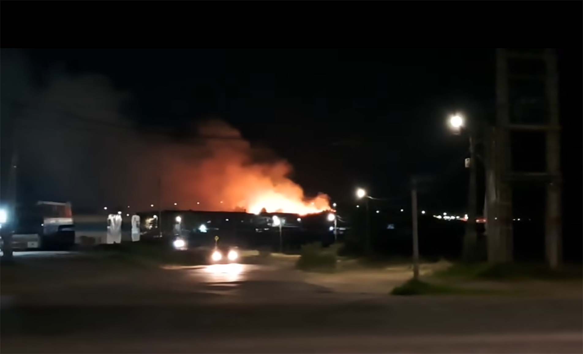 Tomó fuego un campo cercano a La Gaviota